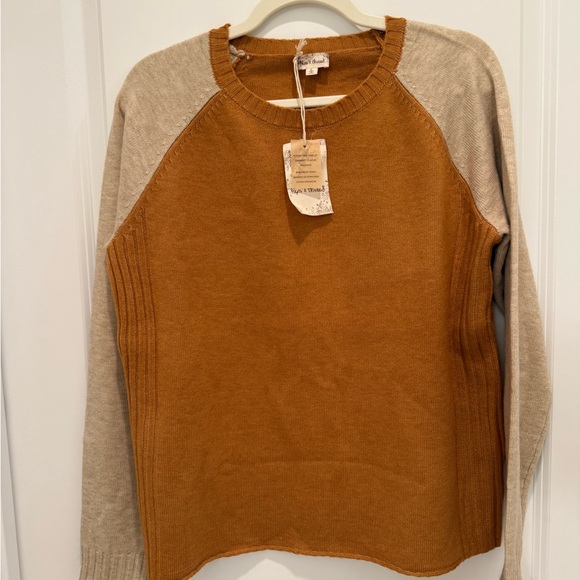 Hem & Thread Color Block Sweater NWT - Picture 5 of 7